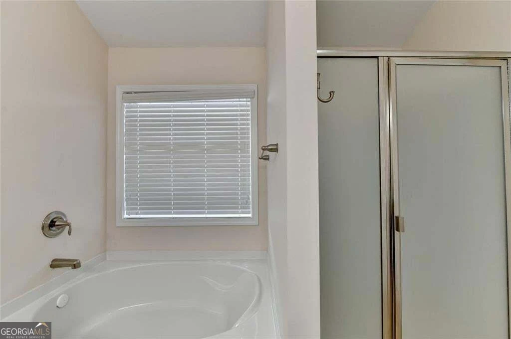 Separate tub and shower