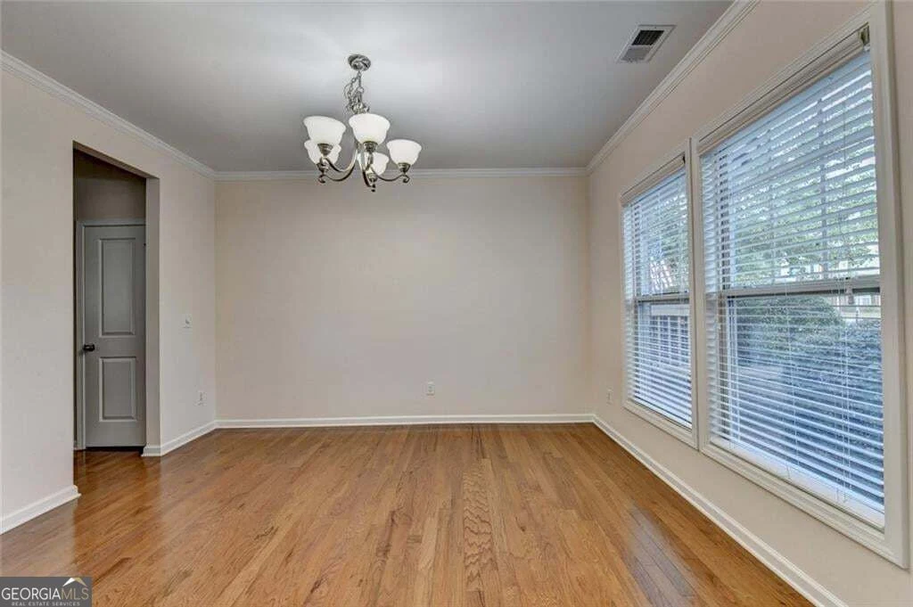 Front dining room with large windows