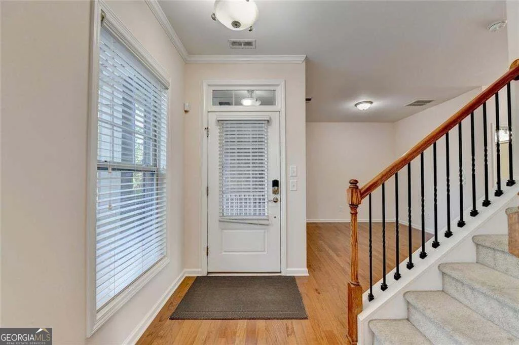 Front entry and staircase