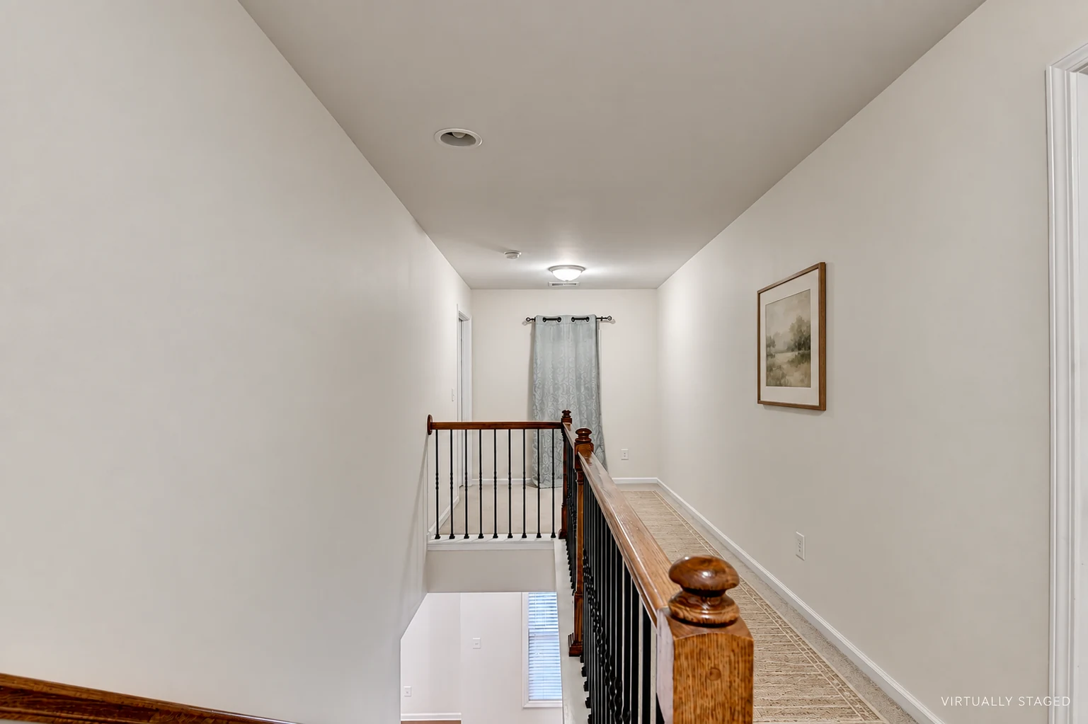 Upstairs hall — Virtually staged